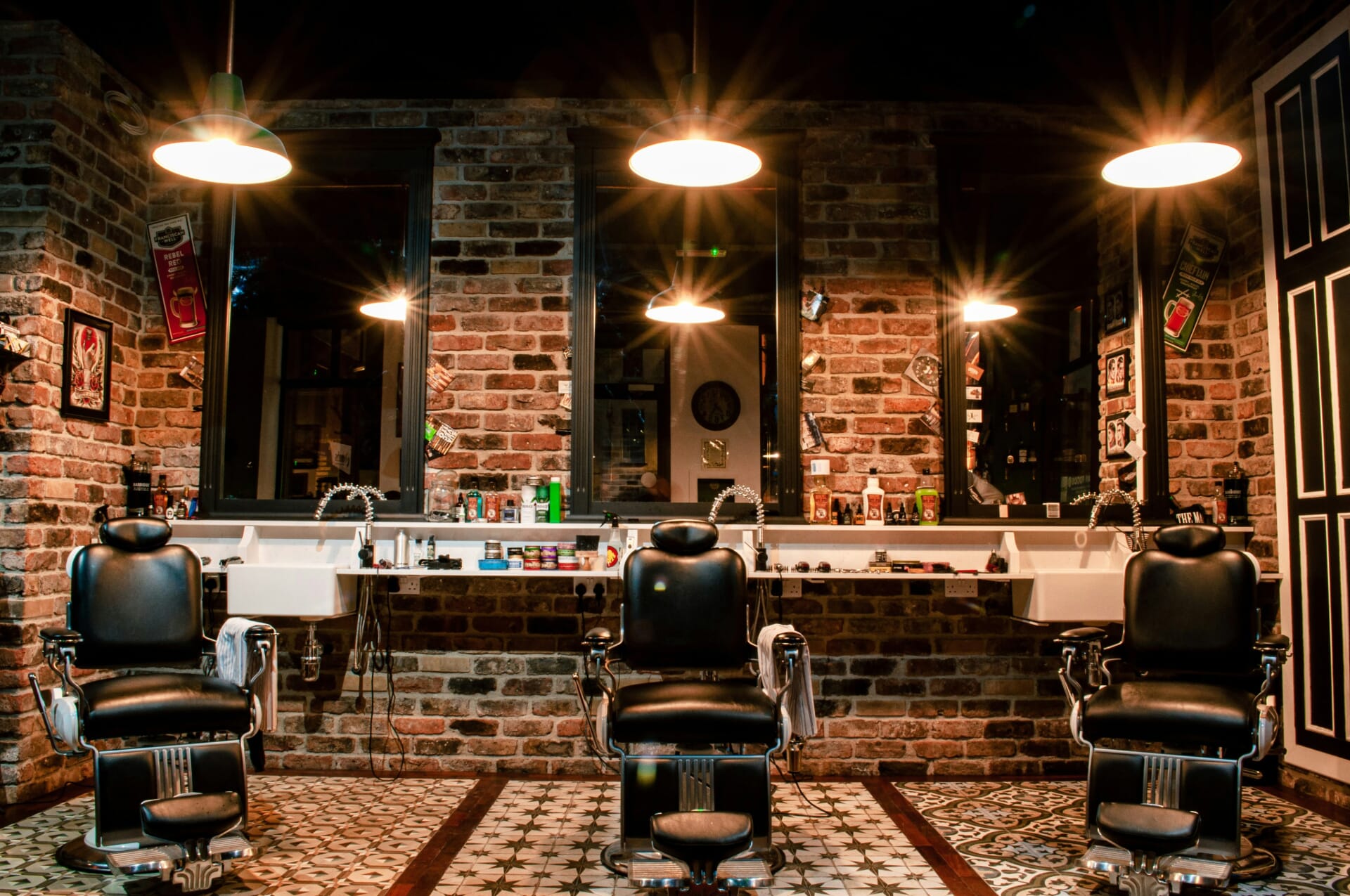 Salón de peluquería clásico